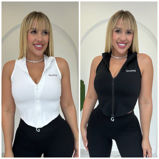 Zipper V Sport Top