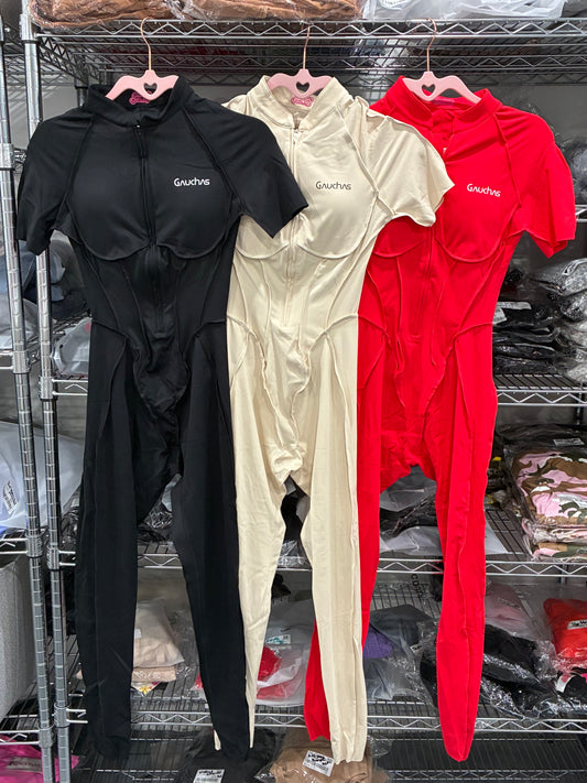 Wonder TShirt Zipper Jumpsuit