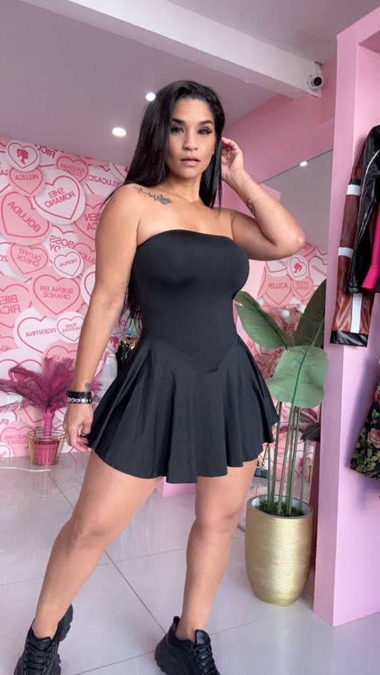 V sport dress strapless