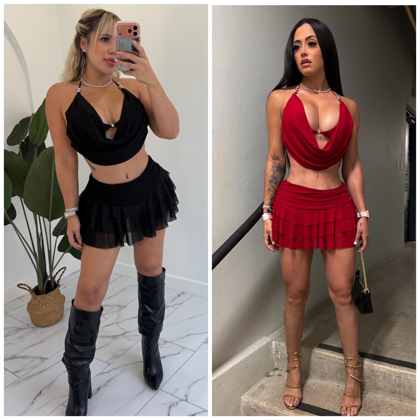 Doll skort set