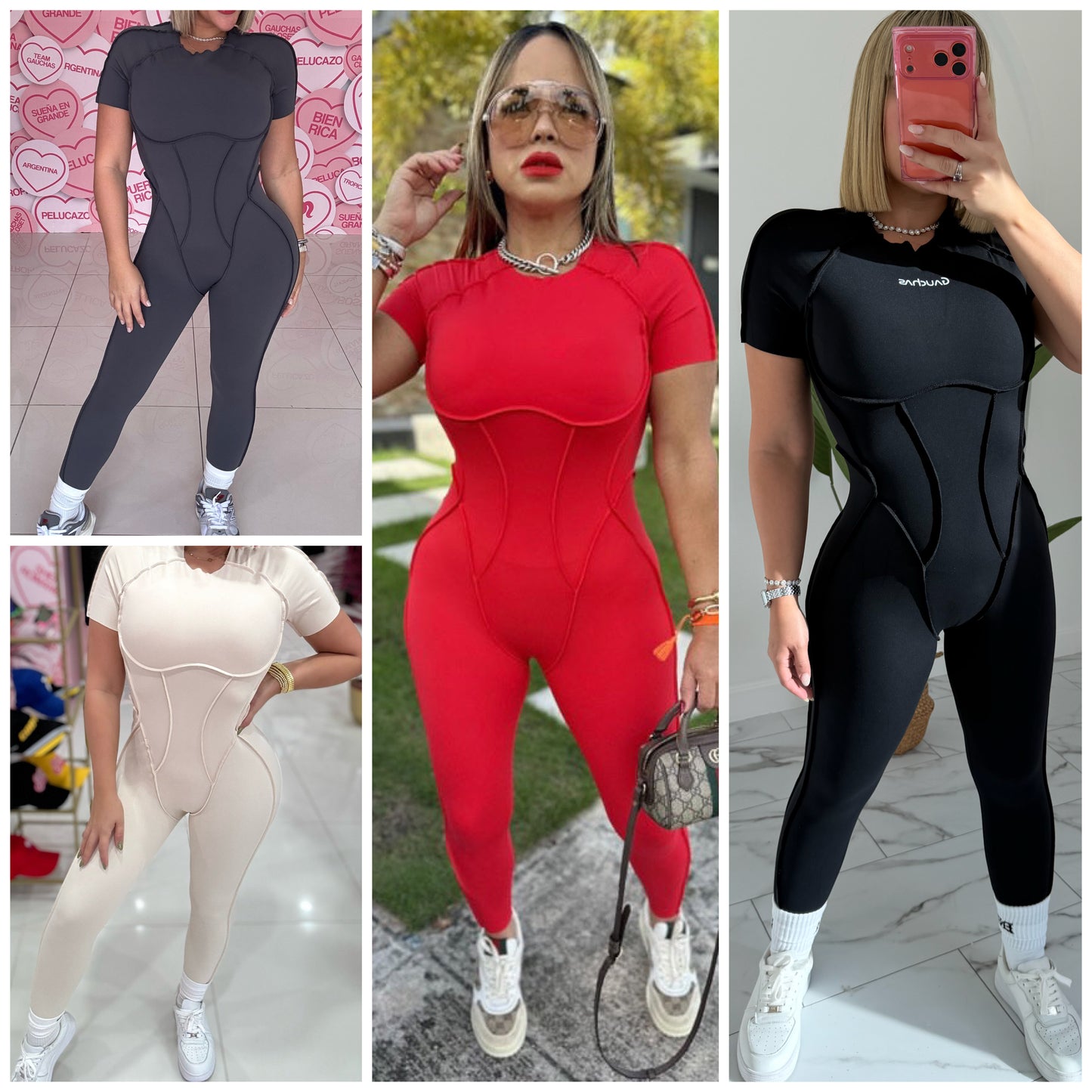 Wonder Tshirt Skinny Jumpsuit (Espalda Descubierta)