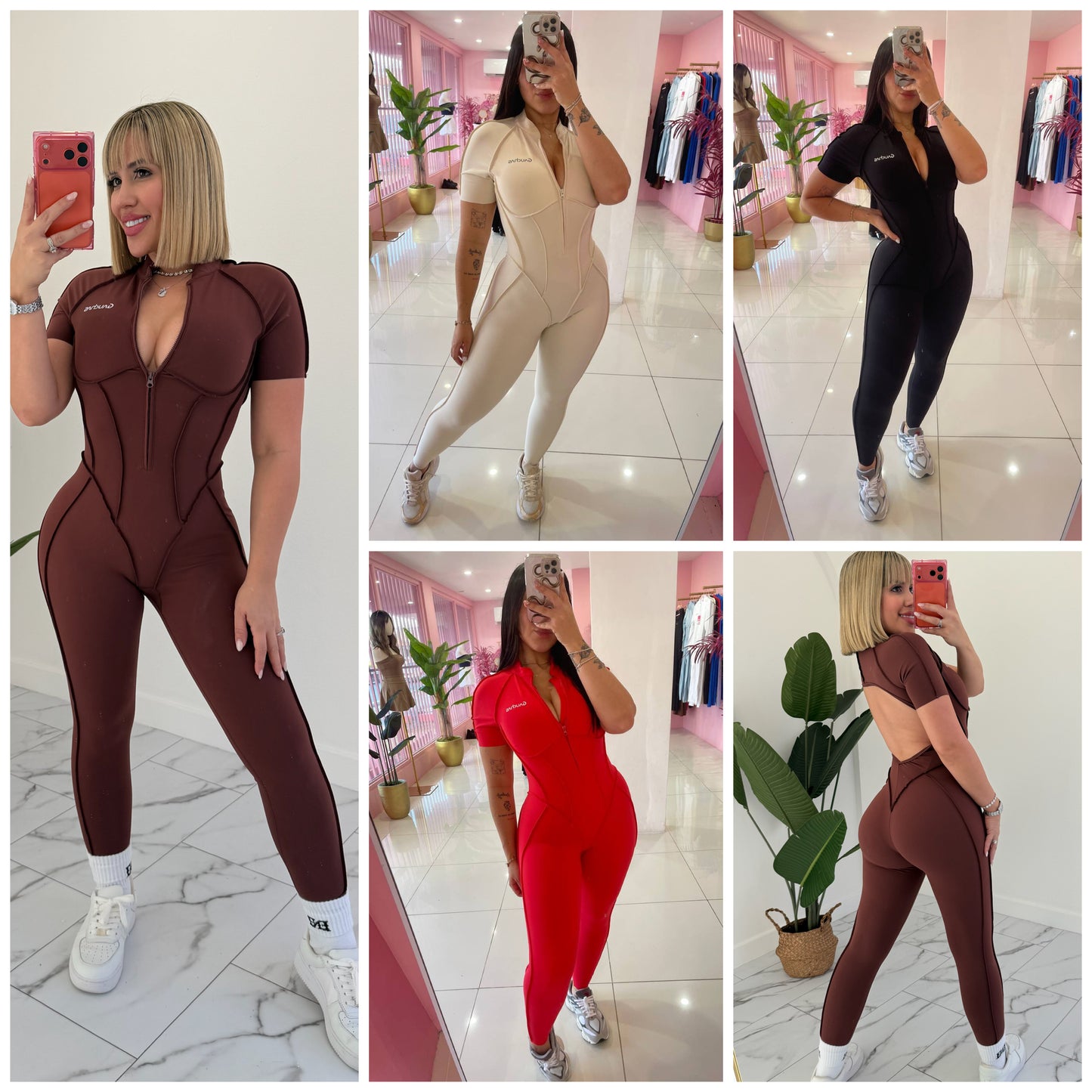 Wonder TShirt Zipper Jumpsuit