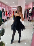 Black Mesh Dress
