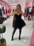 Black Mesh Dress