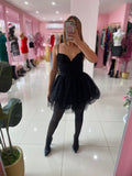 Black Mesh Dress