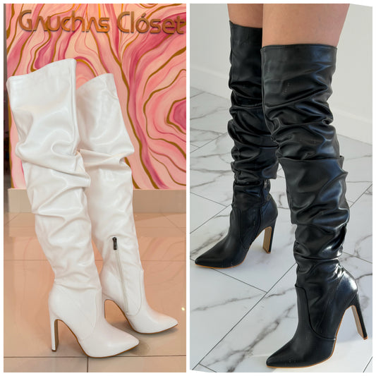 Botas Long Fruncidas