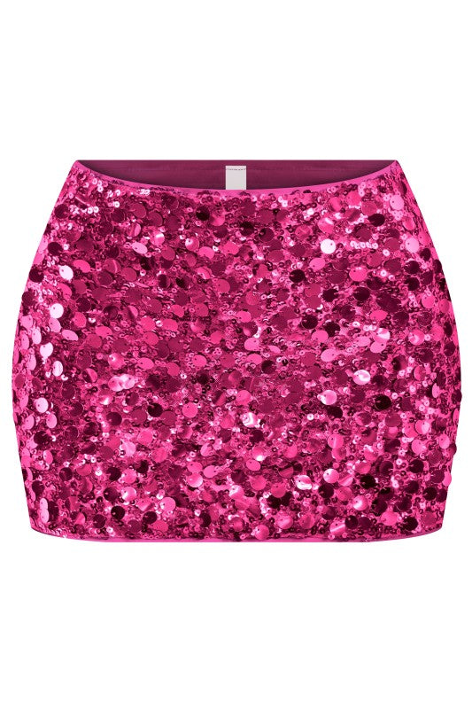 Sequins mini skirt LA