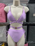 Hight Waist bikini fruncido