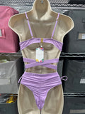 Hight Waist bikini fruncido