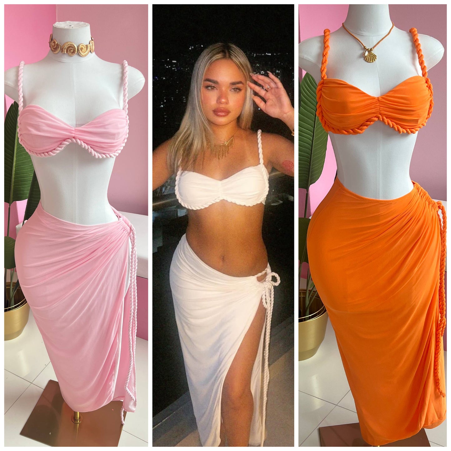 Trenza mesh set