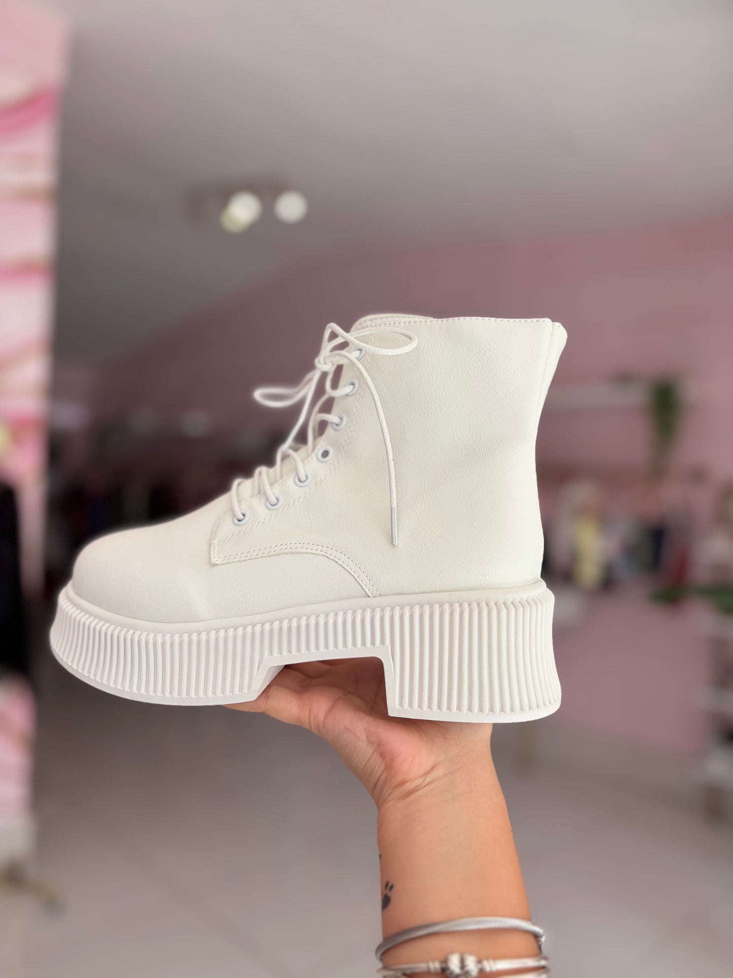 Low combat botas