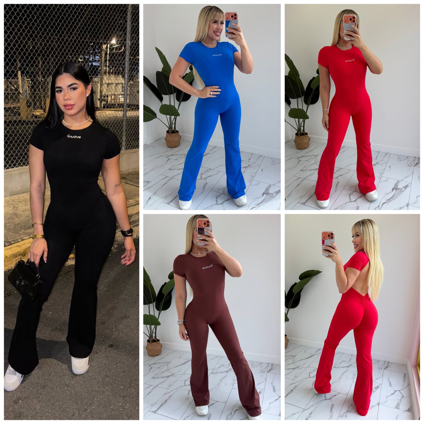 Enterizo palazzo TShirt(espalda abierta) sport