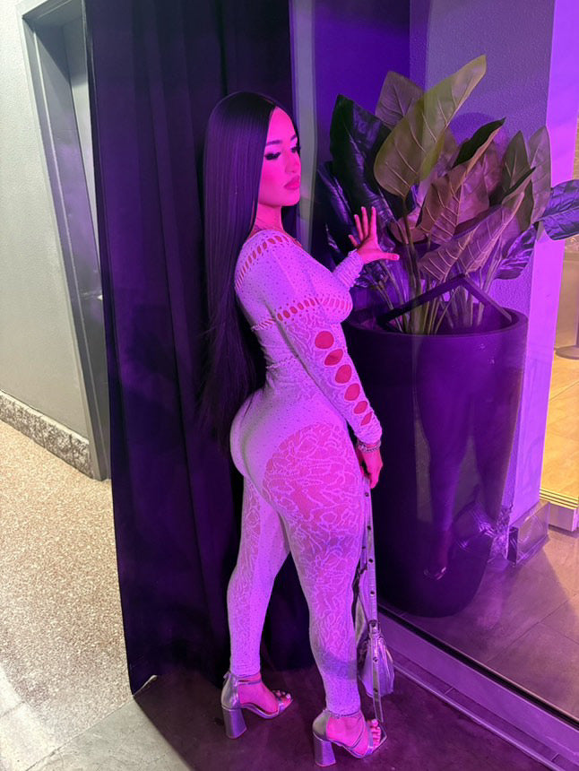 OS Rhinestone Jumpsuit