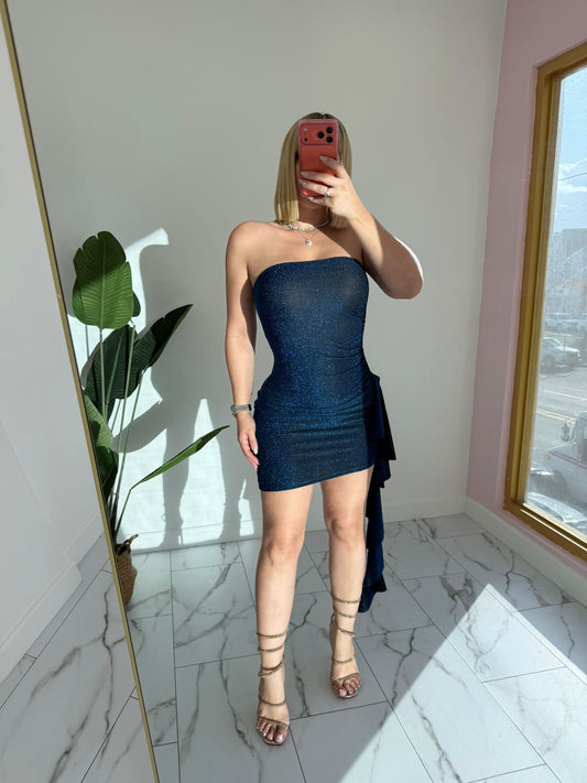 Glitter blue dress