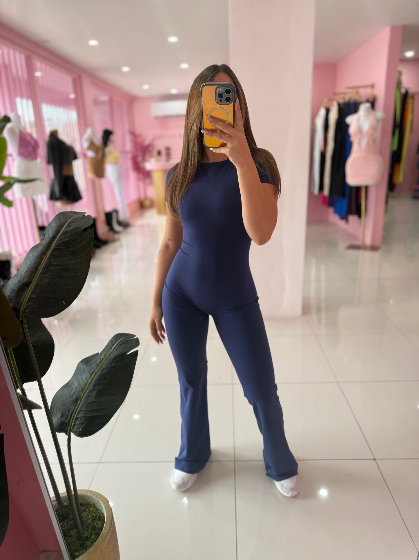 Enterizo palazzo TShirt(espalda abierta) sport