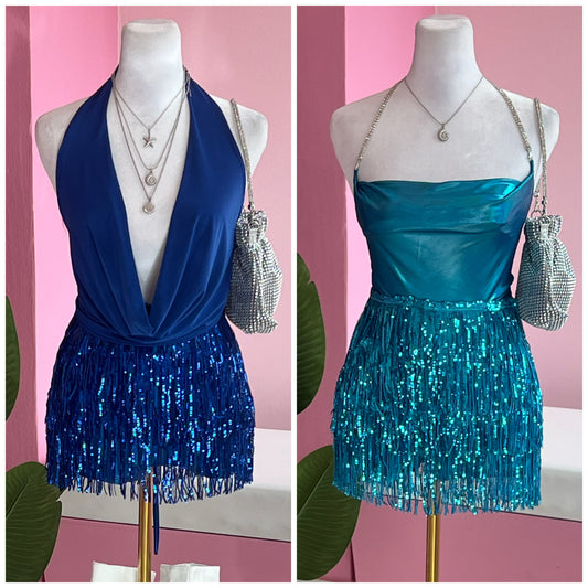 Flecos sequins Short
