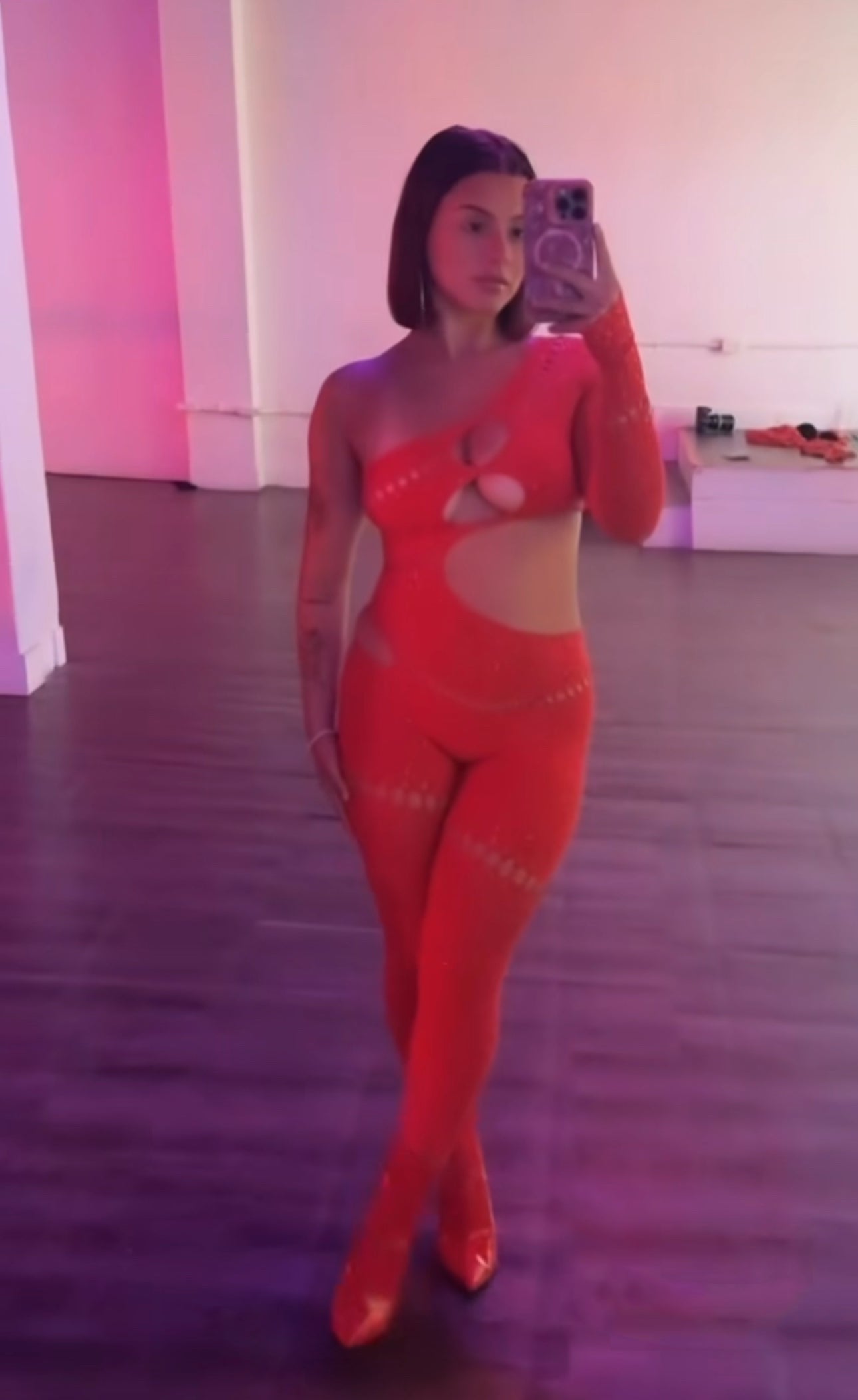 OS Sexy Rhinestone Jumpsuit
