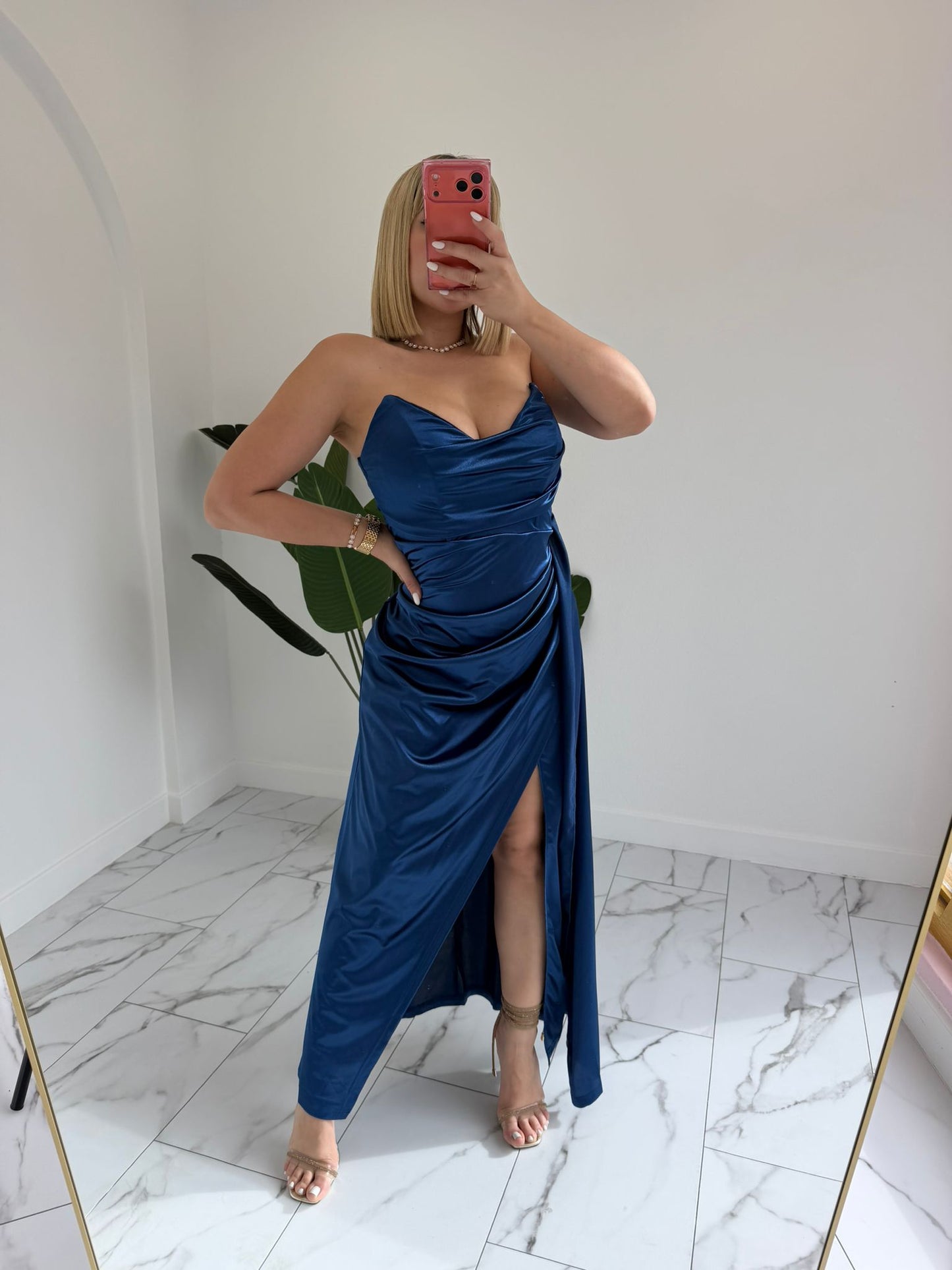 Maxi Satin Dress