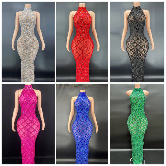 Rhinestone Lux Dress