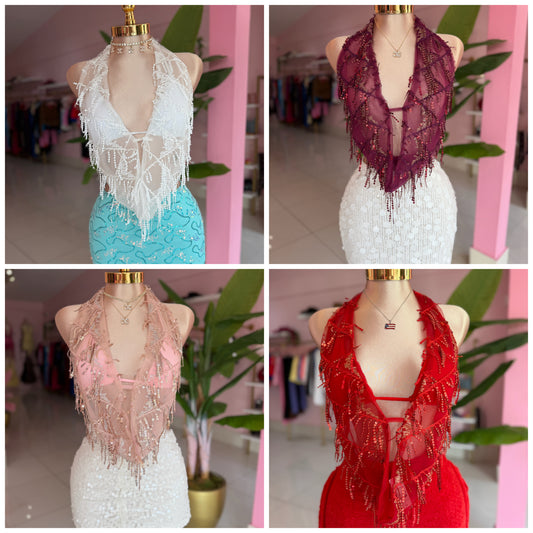 Halter Mesh top