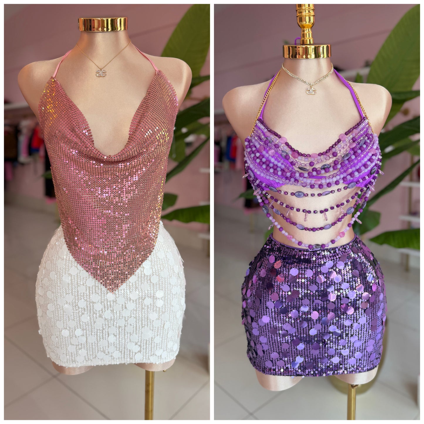 Viral Sequins Skirt