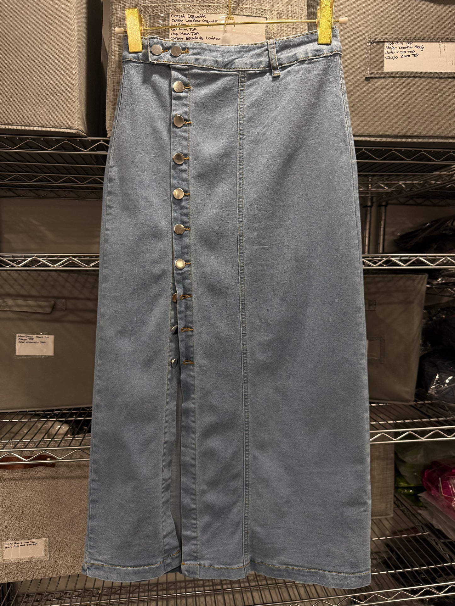 Maxi Denim Skirt