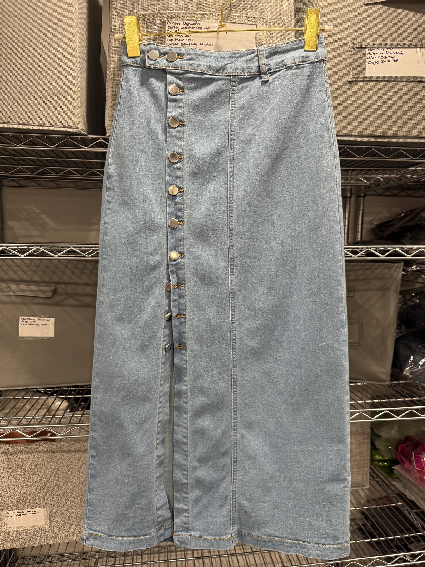 Maxi Denim Skirt
