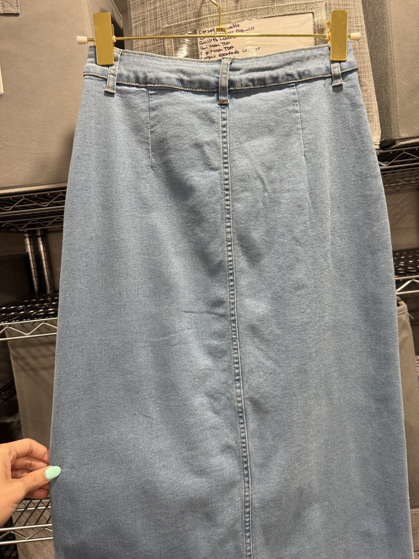 Maxi Denim Skirt
