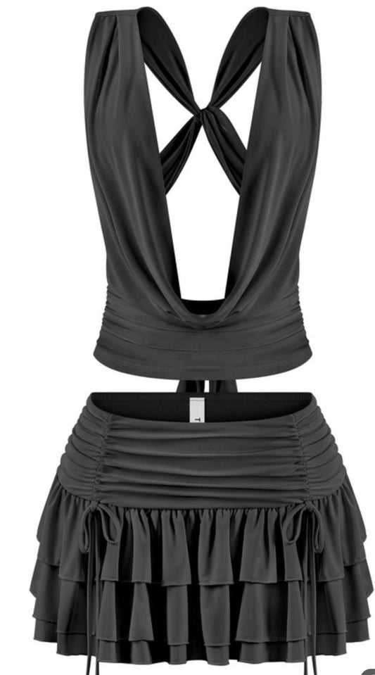 Pastel black set