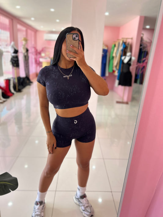 Glitter Short Sport Set
