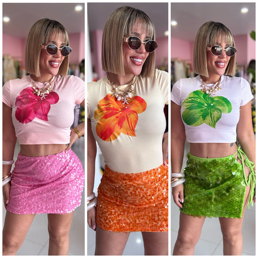 Flower basic Tshirt