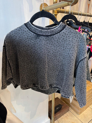 Washed Rhine crop top