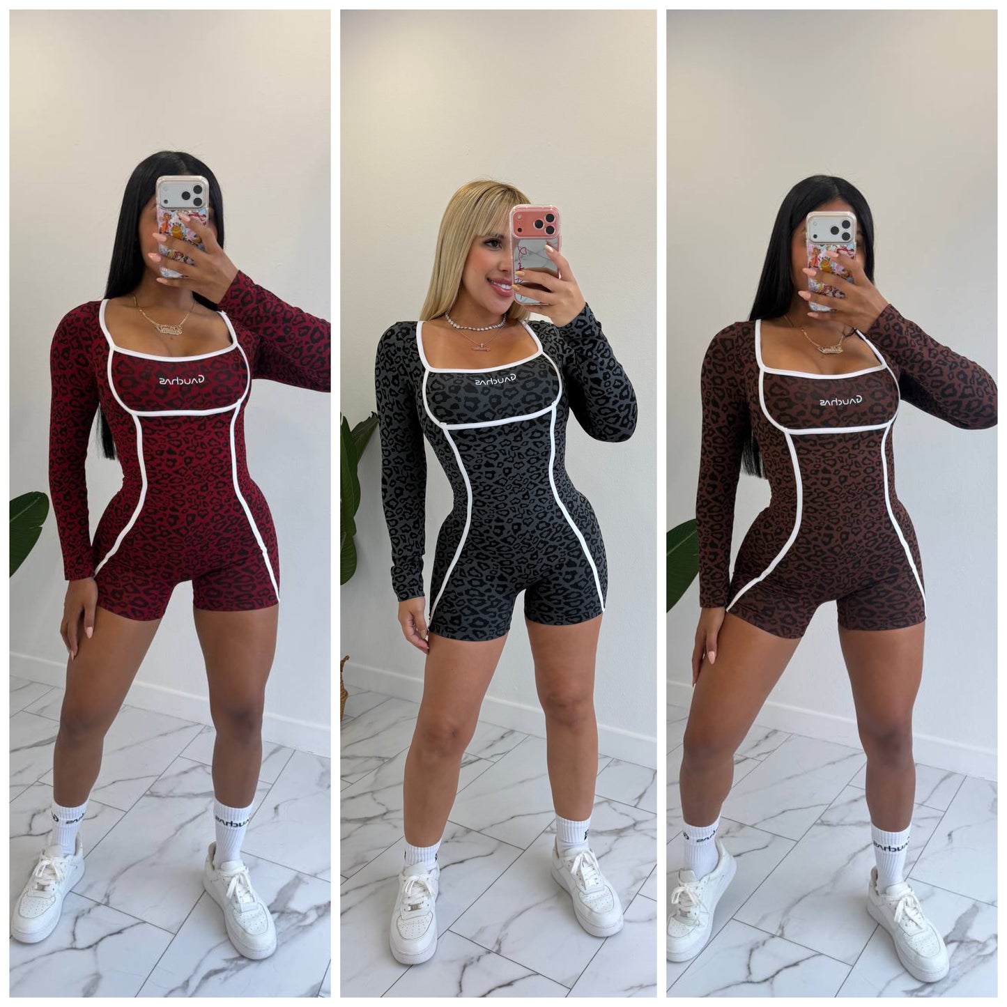 Leopard romper ML