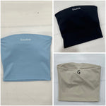 Strapless sport top
