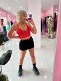 Otoño Skort (negro y blanco)