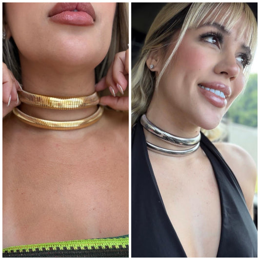Choker Stainless Steeal ancho