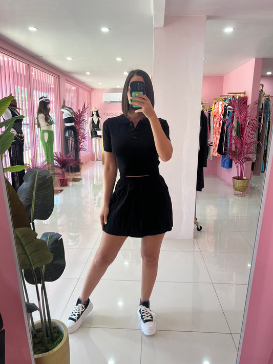 Spandex Tenis Skirt Set