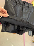 Leather Skort