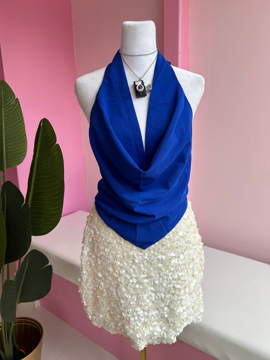 Snow Sequins Skirt