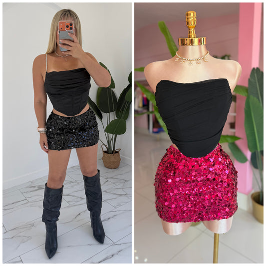 Sequins mini skirt LA
