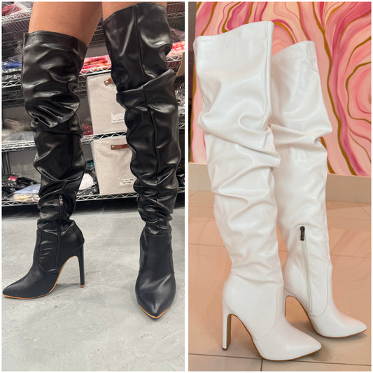 Botas Long Fruncidas