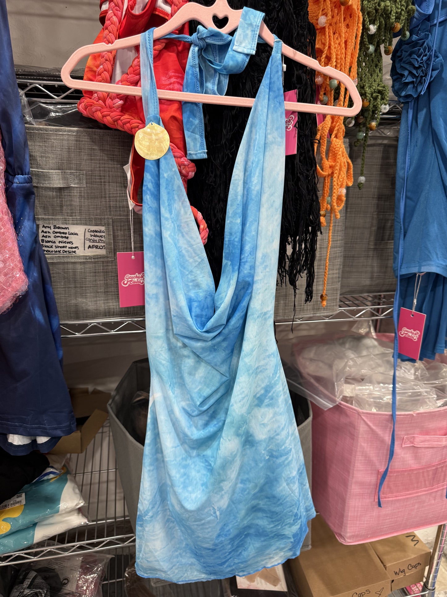 Sky Clam dress