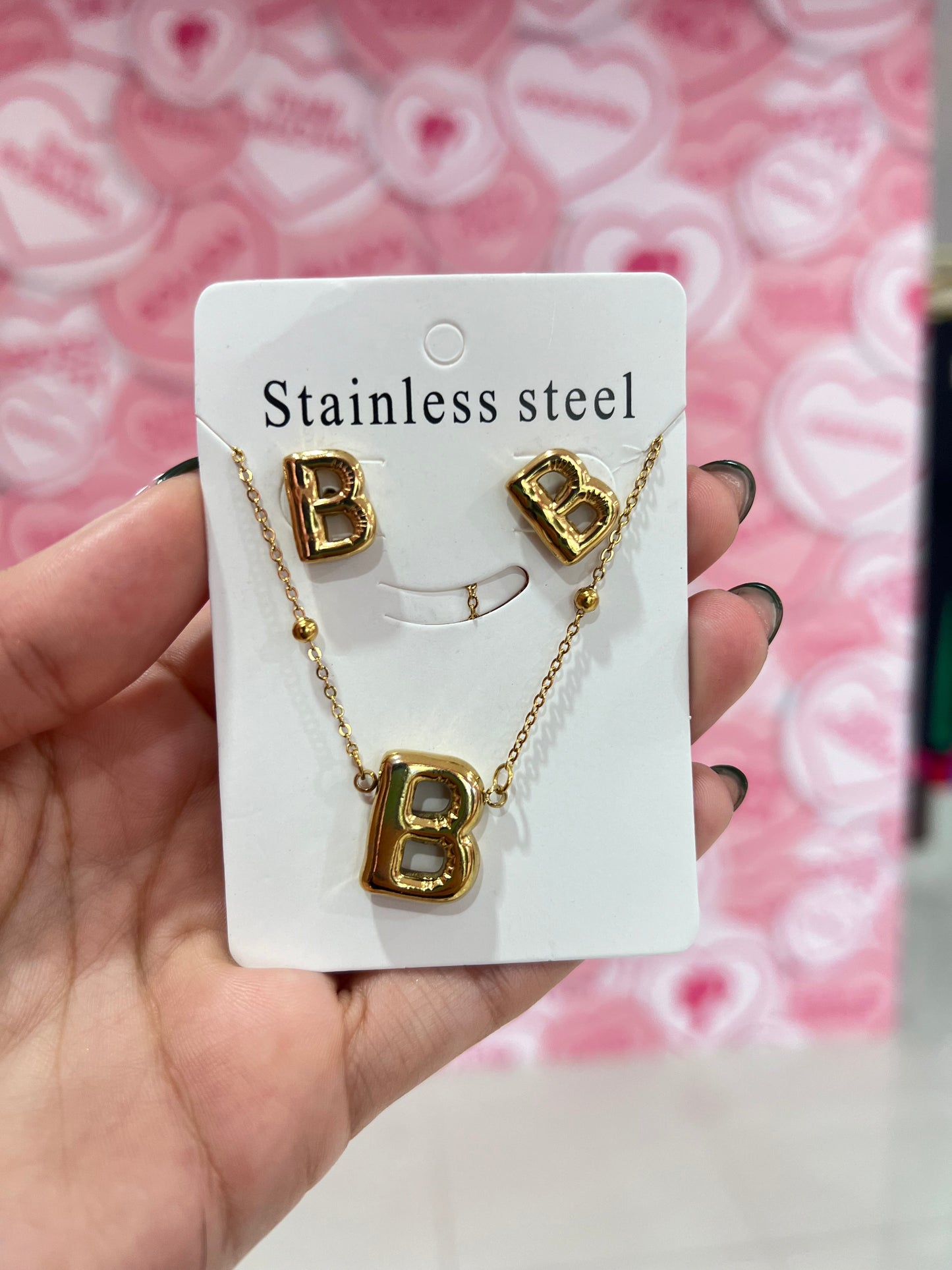 Set de letra Stainless Steel