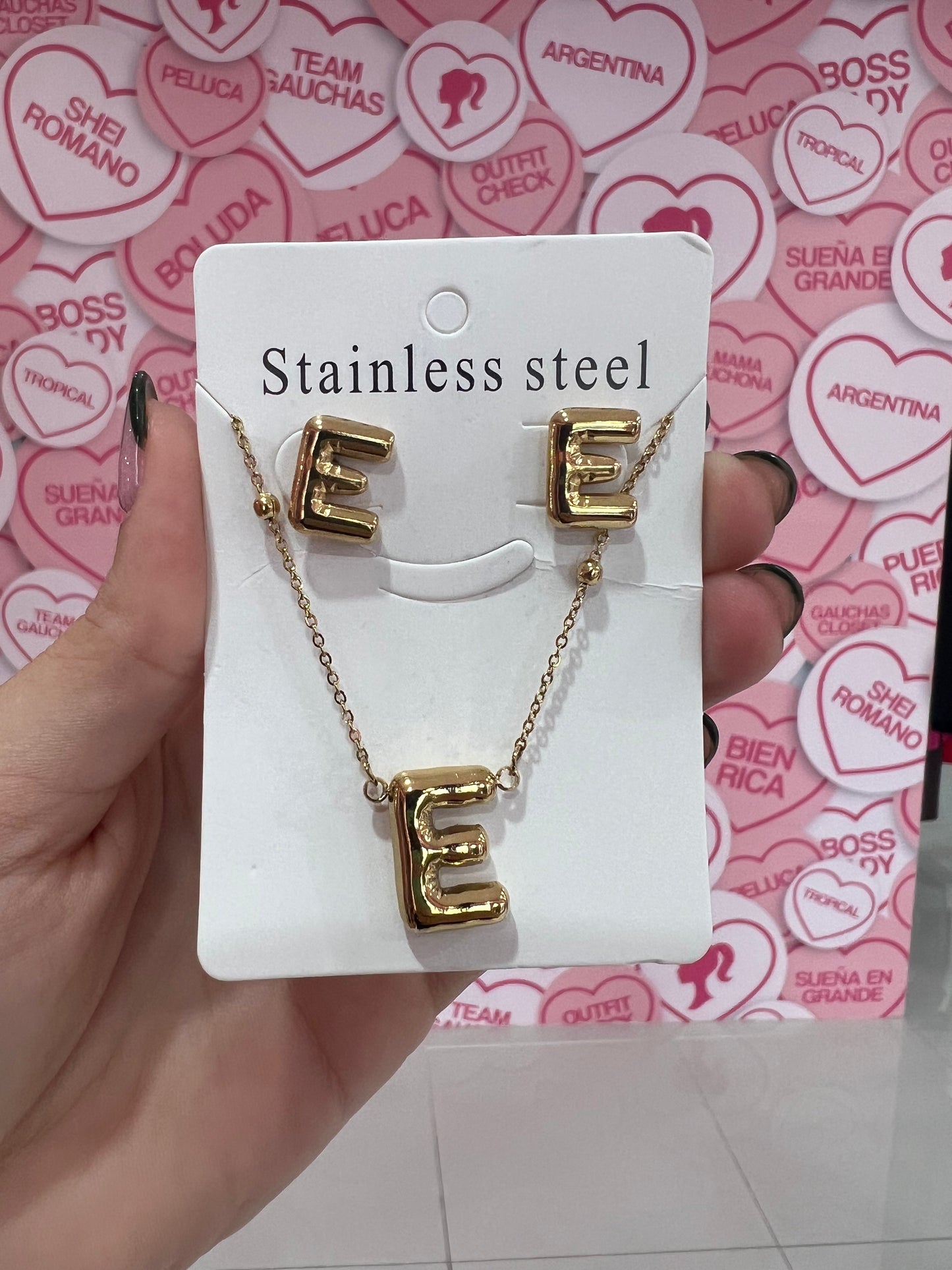 Set de letra Stainless Steel