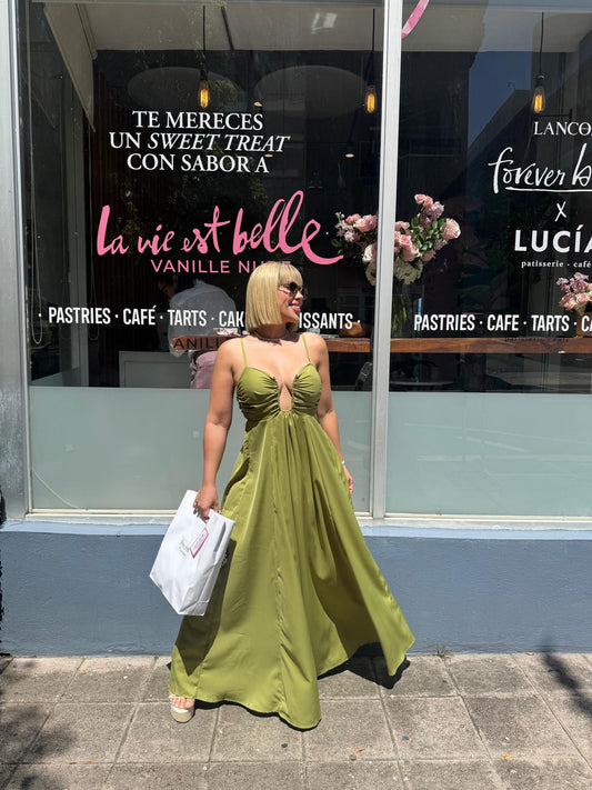 Olive Maxi dress