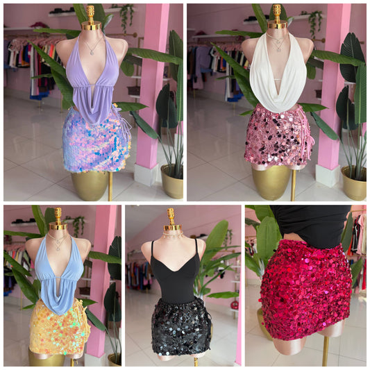 Amarradita Sequins Skirt
