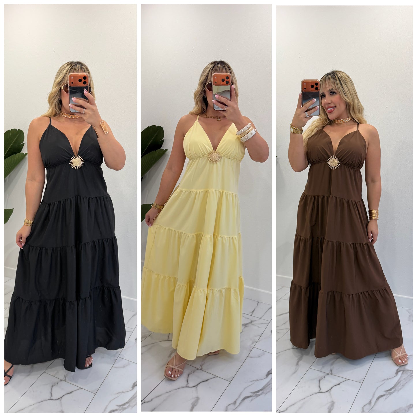 Sun maxi dress