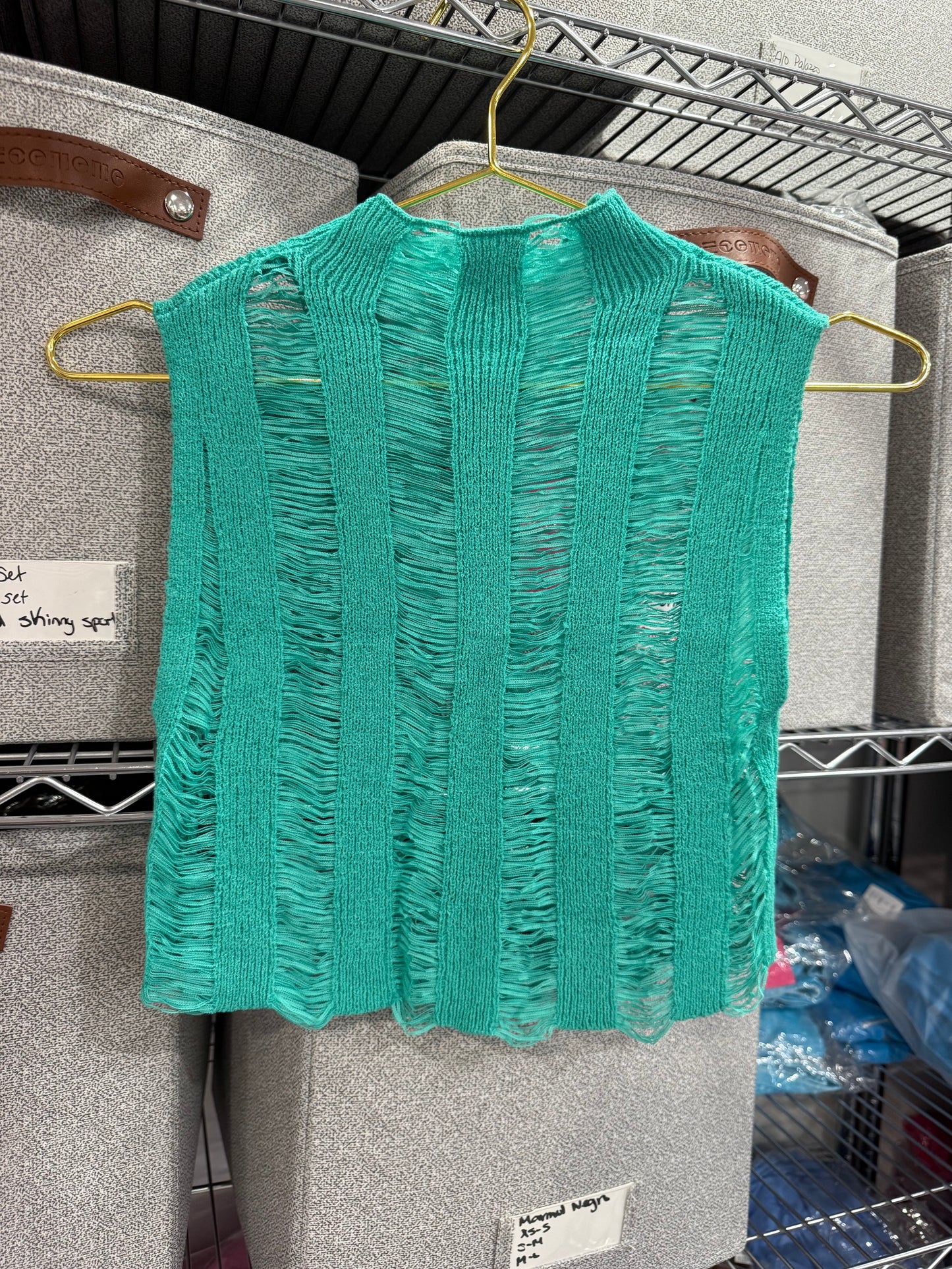 Crop Top Tejida