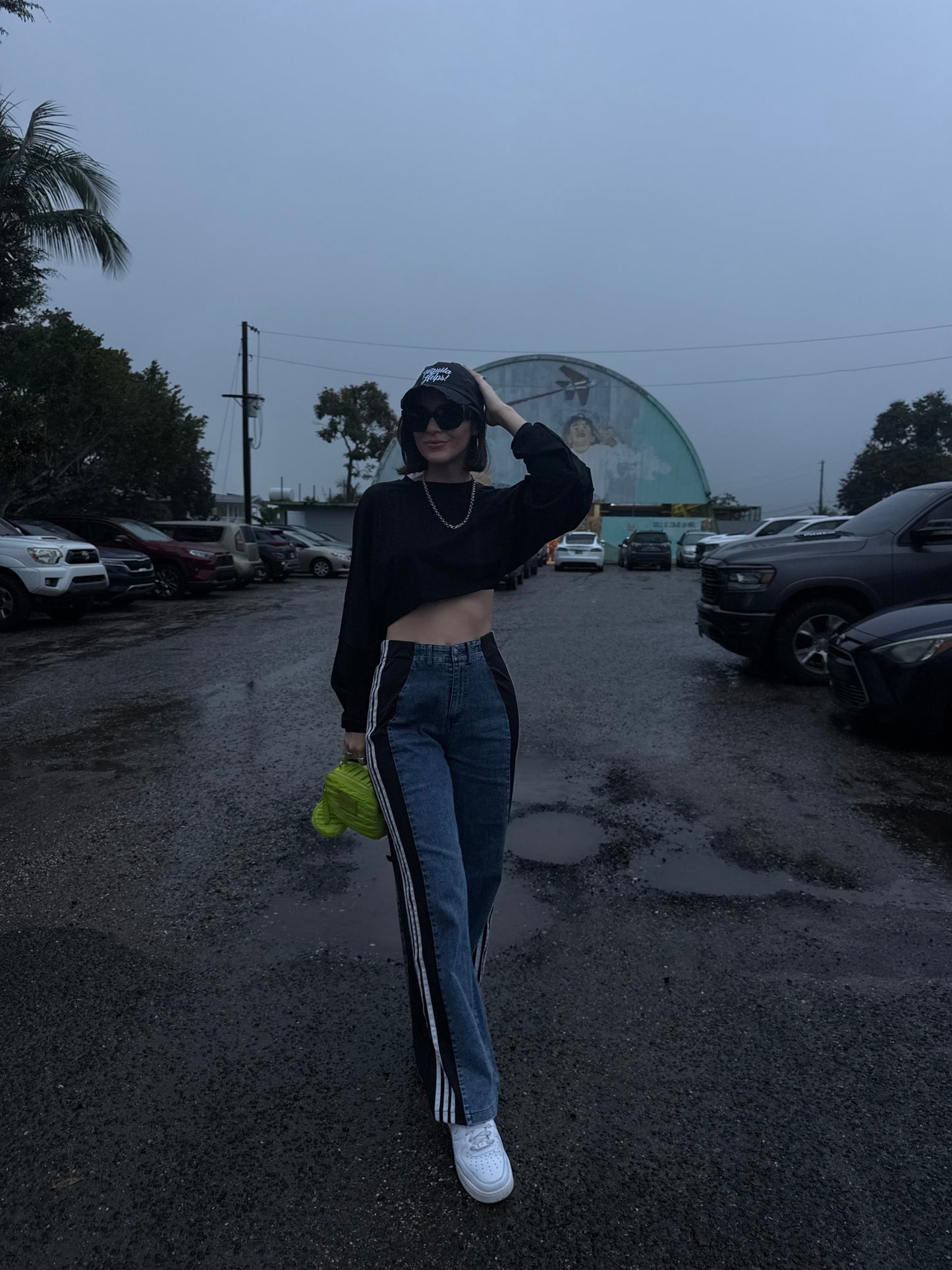 Denim casual pant