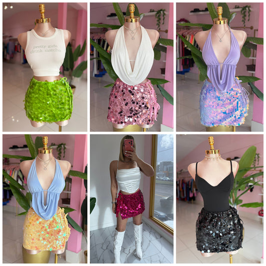 Amarradita Sequins Skirt